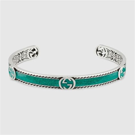 gucci bracelet mens leather|Gucci turquoise bracelet.